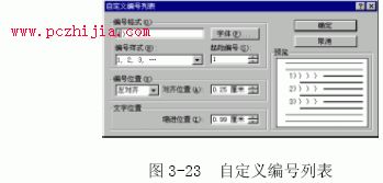自動編號列表